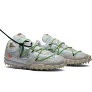 OFF-WHITE x Wmns Waffle Racer 'Electric Green'