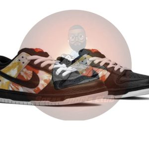 Dunk SB Low 'Tie-Dye Raygun - Black'
