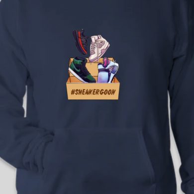 SNEAKERGOON 2 Hoodie-Muted Blue