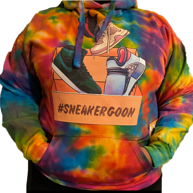 SNEAKERGOON 2 Hoodie-Multi Tie Dye
