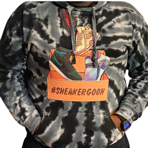 SNEAKERGOON 2 Hoodie-Black Tie Dye