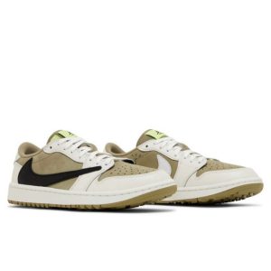 Travis Scott x Air Jordan 1 Low Golf 'Neutral Olive'