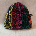 Scrap hat- rainbow